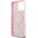 Guess Guess GUHMP16LPGHSMMP iPhone 16 Pro 6.3" różowy/pink hardcase Grained Ring MagSafe