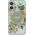 Guess Guess GUHMP16LHFWBDCEN iPhone 16 Pro 6.3" zielony/green hardcase IML Flower & Tonal Circle MagSafe