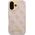 Guess Guess GUHMP16SU4GPRP iPhone 16 6.1" różowy/pink hardcase 4G Logo Plate MagSafe
