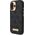 Guess Guess GUHMP16SU4GPRK iPhone 16 6.1" czarny/black hardcase 4G Logo Plate MagSafe