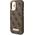 Guess GuessGUHMP16MU4GPRW iPhone 16 Plus 6.7" brązowy/brown hardcase 4G Logo Plate MagSafe