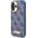 Guess Guess GUHMP16SU4GPRB iPhone 16 6.1" niebieski/blue hardcase 4G Logo Plate MagSafe