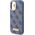 Guess Guess GUHMP16MU4GPRB iPhone 16 Plus 6.7" niebieski/blue hardcase 4G Logo Plate MagSafe