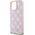 Guess Guess GUHMP16LPGPYSP iPhone 16 Pro 6.3" różowy/pink hardcase Peony Script Logo MagSafe