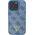 Guess Guess GUHCP16SP4TDSCPB iPhone 16 6.1" niebieski/blue hardcase Leather Metal Logo Strass Crossbody