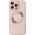 Guess Guess GUHMP16SHFWFCP iPhone 16 6.1" różowy/pink hardcase IML Flowers Wreath MagSafe