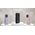 Guess Guess GUHCP16SPSQSQSK iPhone 16 6.1" czarny/black hardcase Quiled Metal Logo