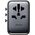 Joyroom Adapter podróżny JR-TCW02 65W uniwersalny EU / US / JP / AU / UK / CN - czarny