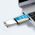 Adapter USB Joyroom Adapter Joyroom S-H151 USB-C (męski) / USB-A (żeński) z oczkiem na smycz - srebrny