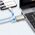 Adapter USB Joyroom Adapter Joyroom S-H151 USB-C (męski) / USB-A (żeński) z oczkiem na smycz - srebrny
