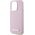 Karl Lagerfeld Karl Lagerfeld KLHMP15LPGMSRPP iPhone 15  Pro 6.1" różowy/pink hardcase FW Metal Plate MagSafe