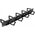 Delock DeLOCK 66850, Cable management panel, Black, Metal, Plastic, 1U, China, 48.3 cm (19")