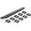 Delock DeLOCK 66850, Cable management panel, Black, Metal, Plastic, 1U, China, 48.3 cm (19")