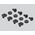 Delock DeLOCK 66850, Cable management panel, Black, Metal, Plastic, 1U, China, 48.3 cm (19")