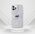Karl Lagerfeld Karl Lagerfeld KLHMP12MHLSCHH iPhone 12   / 12 Pro 6.1" biały/white hardcase IML Metal Choupette Head MagSafe