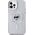 Karl Lagerfeld Karl Lagerfeld KLHMP12MHLSCHH iPhone 12   / 12 Pro 6.1" biały/white hardcase IML Metal Choupette Head MagSafe