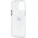 Karl Lagerfeld Karl Lagerfeld KLHMP13XHLSCHH iPhone 13   Pro Max 6.7" biały/white hardcase IML Metal Choupette Head MagSafe