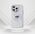 Karl Lagerfeld Karl Lagerfeld KLHMP13LHLSCHH iPhone 13   Pro 6.1" biały/white hardcase IML Metal Choupette Head MagSafe