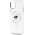 Karl Lagerfeld Karl Lagerfeld KLHMN61HLSCHH iPhone 11    / Xr 6.1" biały/white hardcase IML Metal Choupette Head MagSafe