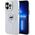 Karl Lagerfeld Karl Lagerfeld KLHMP14XHLSCHH iPhone 14   Pro Max 6.7" biały/white hardcase IML Metal Choupette Head MagSafe