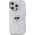 Karl Lagerfeld Karl Lagerfeld KLHMP15LHLSCHH iPhone 15   Pro 6.1" biały/white hardcase IML Metal Choupette Head MagSafe