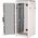 Szafa Roline ROLINE Netzwerkschrank Pro 48,26cm 19Zoll 26 HE 600x600 BxT Glast�r grau