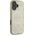 Guess GUHMP16SPSAPSMED iPhone 16 6.1" gold/gold hardcase Saffiano Peony Classic Logo MagSafe