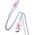 Kabel Joyroom S-A42 Crystal-Clear Series 60W USB-C / USB-C 1.2m biały