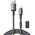 Kabel Joyroom S-A50 Unlimited Series 3A USB-A / USB-C z organizerem magnetycznym 1.2m szary