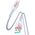 Kabel Joyroom S-A42 Crystal-Clear Series 3A USB-A / Lightning 1.2m biały