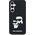 Karl Lagerfeld KLHCS24FE3DRKCNK S24 FE    S721 czarny/black hardcase 3D Rubber Karl&Choupette