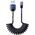 Kabel spiralny Joyroom S-A43 Crystal-Clear Series 3A USB-A / Lightning 1.5m czarny