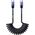 Kabel spiralny Joyroom S-A43 Crystal-Clear Series 60W USB-C / USB-C 1.5m czarny