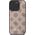 Etui Guess GUHMP16LPGPYSW Apple iPhone 16 Pro hardcase Peony Script MagSafe brązowy