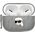Etui Karl Lagerfeld Monogram Karl Head do Apple AirPods 4 srebrny