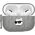 Etui Karl Lagerfeld Monogram Choupette Head do Apple AirPods 4 srebrny