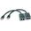System przekazu sygnału AV Techly HDMI - RJ45 x2 0.15m czarny (301153)