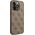 Guess Etui Guess GUHCP14LG4GFBR Apple iPhone 14 Pro brązowy/brown hard case 4G Metal Gold Logo