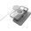 STM STM Relax Sand MagSafe - Etui iPhone 15 (Clear / White)