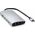HUB USB Satechi Adapter Satechi USB-C Multiport 8K USB-C / USB-C, HDMI, 3xUSB-A 3.2 Gen 2 10Gbps, USB-A 3.2 Gen 1 5Gbps, SD/TF silver