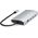 HUB USB Satechi Adapter Satechi USB-C Multiport 8K USB-C / USB-C, HDMI, 3xUSB-A 3.2 Gen 2 10Gbps, USB-A 3.2 Gen 1 5Gbps, SD/TF silver