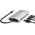 HUB USB Satechi Adapter Satechi USB-C Multiport 8K USB-C / USB-C, HDMI, 3xUSB-A 3.2 Gen 2 10Gbps, USB-A 3.2 Gen 1 5Gbps, SD/TF silver