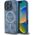 Guess Guess GUHMP16LG4GFRB iPhone 16 Pro 6.3" niebieski/blue hardcase 4G Ring Classic Logo MagSafe