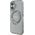 Guess Guess GUHMP16SHFWFCK iPhone 16 6.1" czarny/black hardcase IML Flowers Wreath MagSafe