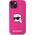 Karl Lagerfeld KLHMP15SSKHPPPLF iPhone 15 6.1" fuchsia/fuschia hardcase Silicone Karl Head Print MagSafe