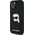 Karl Lagerfeld KLHMP15SSKHPPLK iPhone 15 6.1" black/black hardcase Silicone Karl Head Print MagSafe
