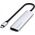 HUB Satechi 4-in-1 USB-C Slim Multiport Adapter 4K USB-C / 2xUSB-A, USB-C, 4K HDMI silver