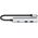 HUB Satechi 4-in-1 USB-C Slim Multiport Adapter 4K USB-C / 2xUSB-A, USB-C, 4K HDMI silver