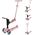 Hulajnoga Z Siedziskiem Goup Sporty Lights (452-710-4 S)