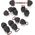 HMS SGN140 (2 CZĘŚCI) PRO SET 6W1 ZESTAW CIĘŻARÓW 40KG HMS